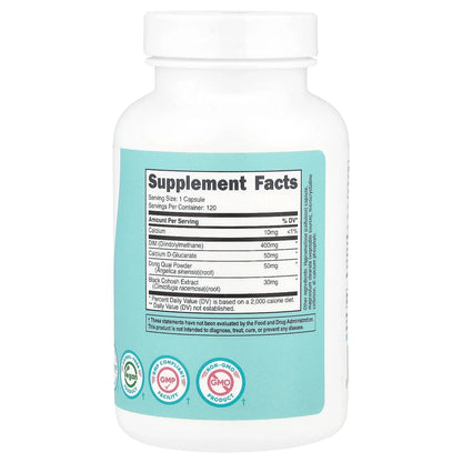 DIM 400 MG 120 CAPSULES NUTRICOST WOMEN