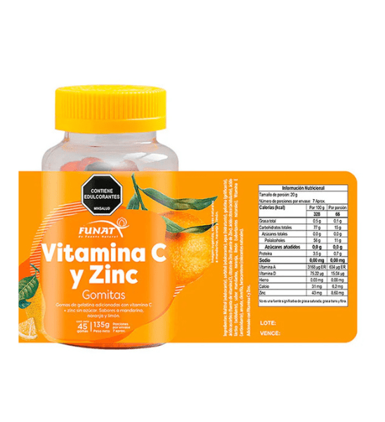 Gomitas con vitamina C + zinc