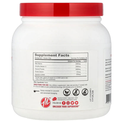 Stim Free Pre-Workout 300 gr 30 serv Metabolic