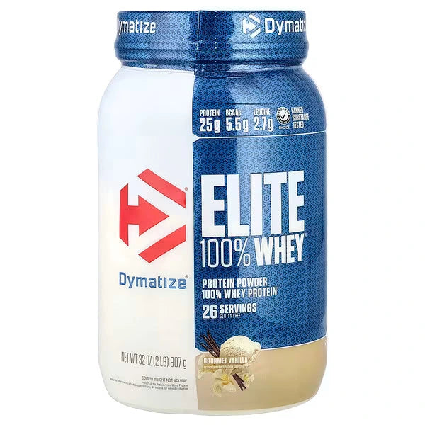 Elite Whey Gourmet Vainilla 2 lb - Dymatize