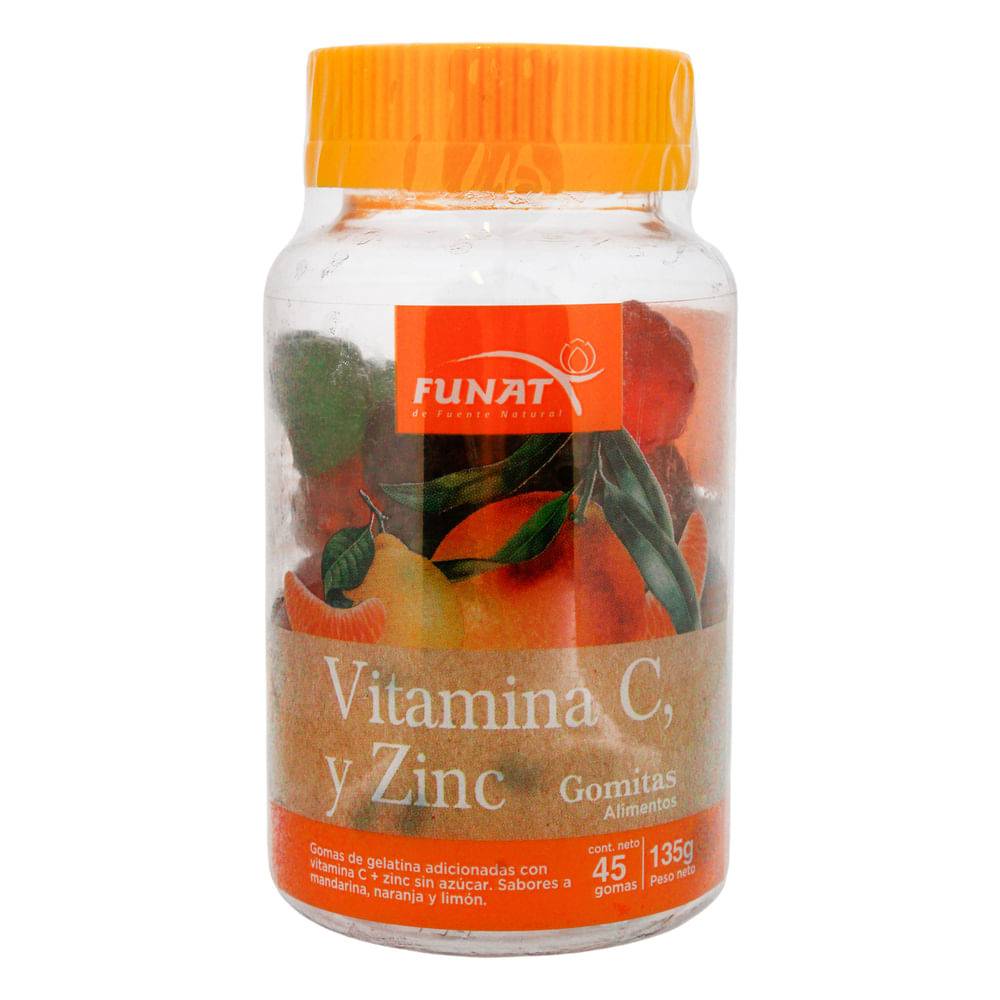 Gomitas vitamina c+zinc x 45 unidades