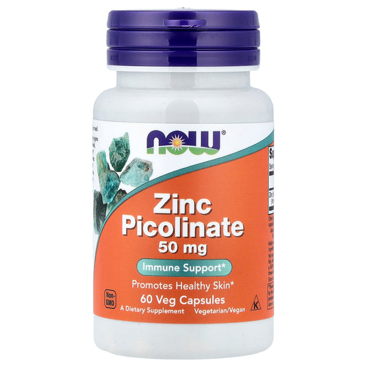 ZINC PICOLINATO 50 MG X 120CAP NOW