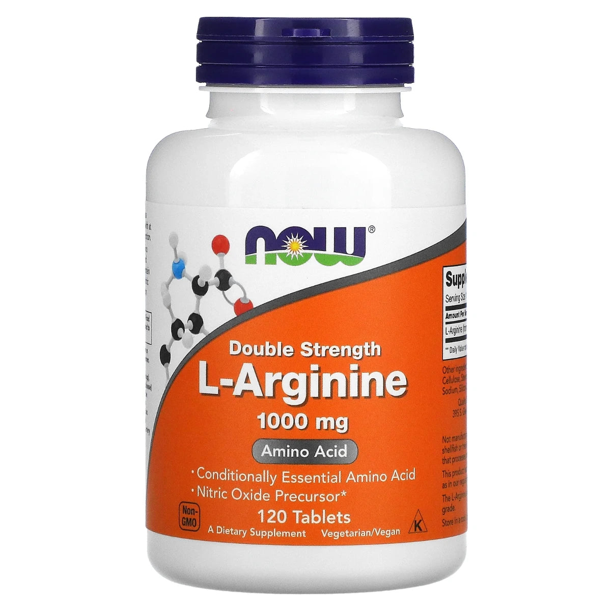 Arginine 1000 mg 120 caps NOW