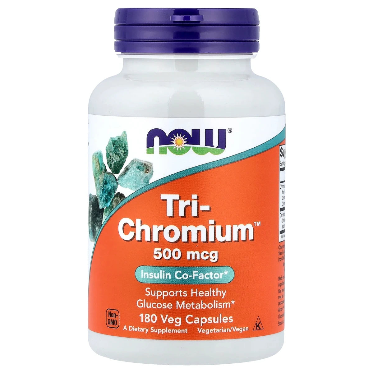 Tri-Chromium 500 mcg + Cinnamon Caps NOW