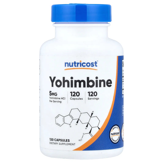 NUTRICOST YOHIMBINE 5MG 120CAPSULAS