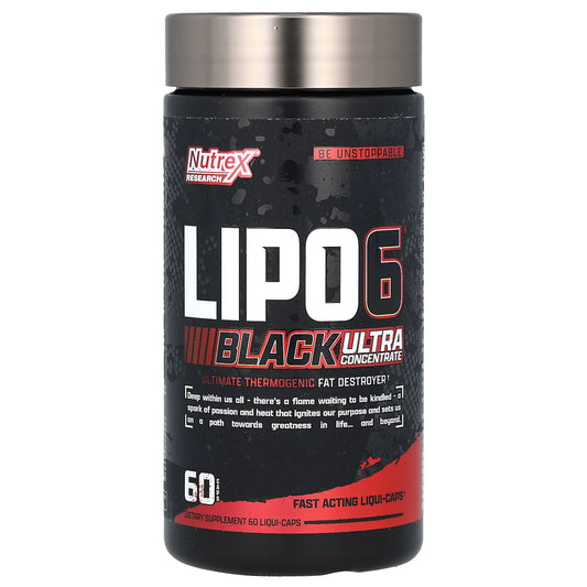 LIPO 6 BLACK ULTRA CONCENTRATE 60 - - CAPS
