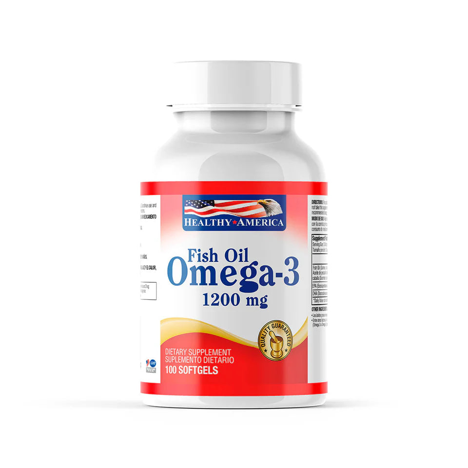 Omega 3 Fish Oil 1200 mg 100 - Healthy America