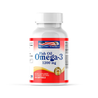 Omega 3 Fish Oil 1200 mg 100 - Healthy America