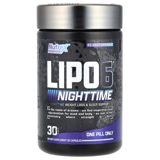 LIPO 6 NIGHTTIME 30 - - CAPS