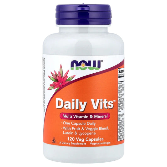 Daily Vits Multi NOW 120 vcaps