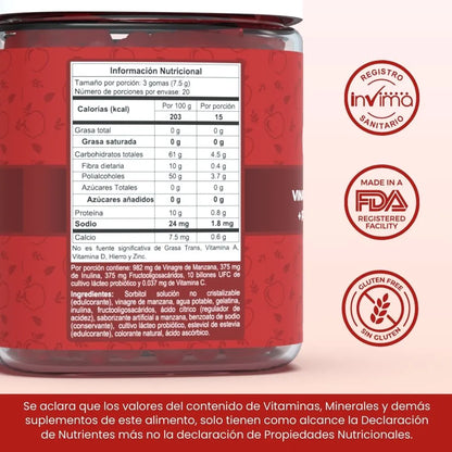 Gomitas Vinagre de Manzana - The Box Gummy