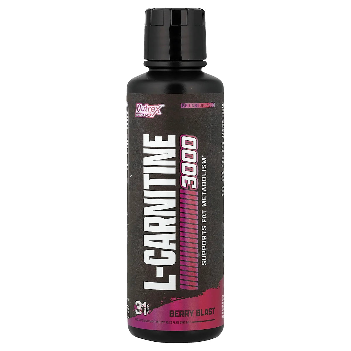 L CARNITINE 3000 31 SERV BERRY BLAST - NUTREX