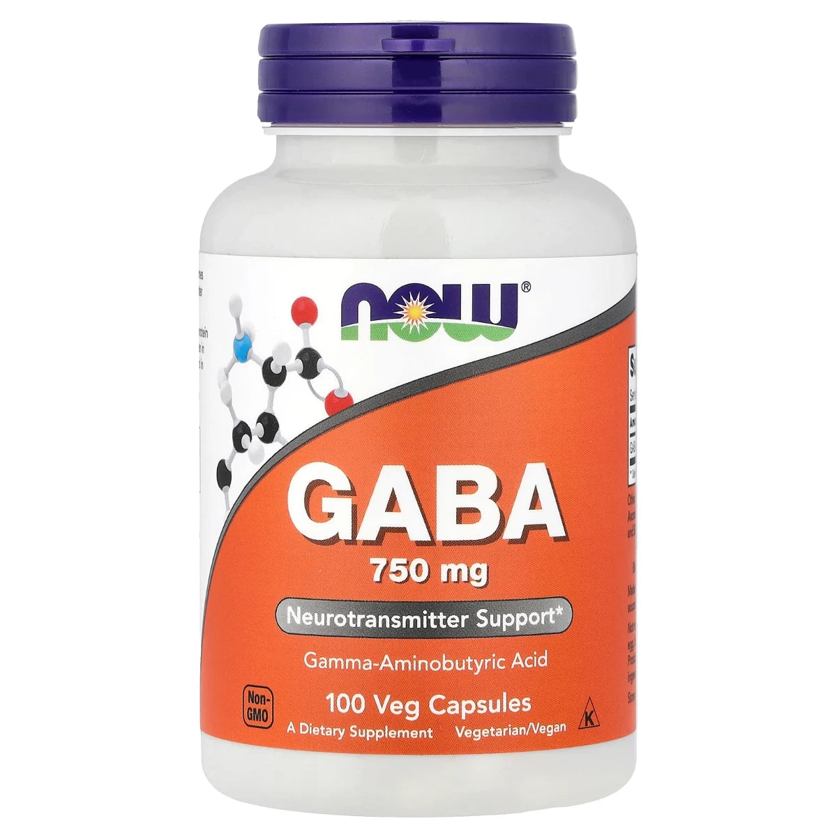 NOW GABA 750mg 100 cap