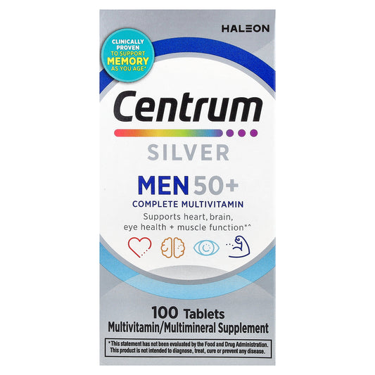 SILVER MENS X 100 TABLETAS - CENTRUM