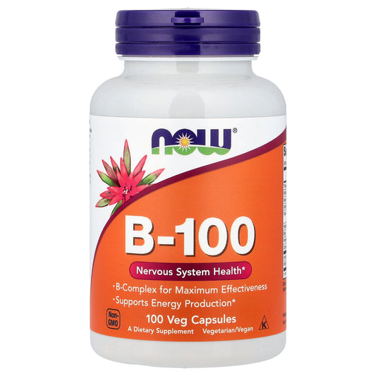 B-100 CÁPSULAS 100 - NOW FOODS