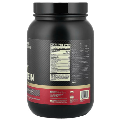 Gold Standard 100% Whey 24 g Chocolate Rich 2 lb - Optimum Nutrition