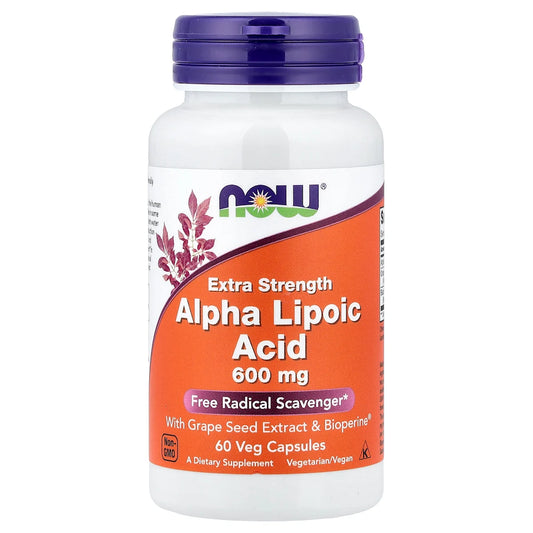 ALPHA LIPOIC ACID 250 MG 60 CÁPSULAS - NOW FOODS