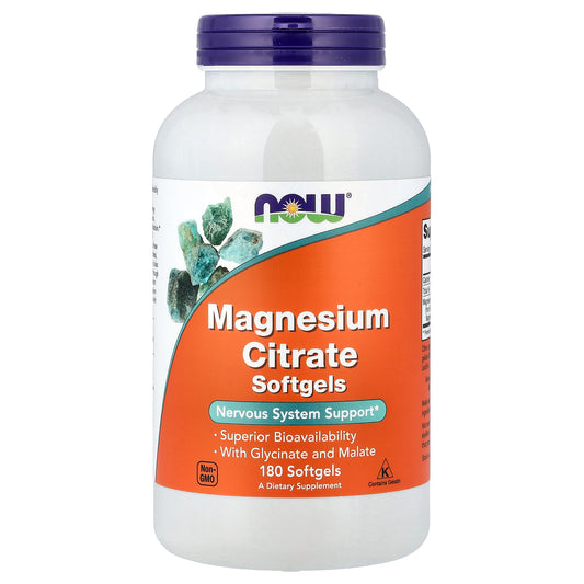 MAGNESIO CITRATO CON GLICINATO Y MALATO - NOW FOODS