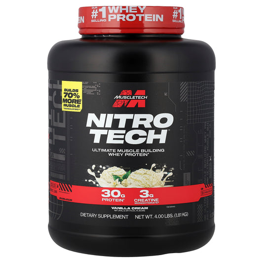NITRO TECH 4 LBS VAINILLA CREAM