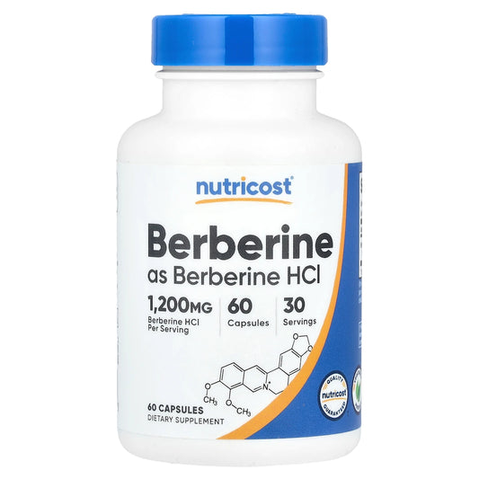 BERBERINE 1200 MG 60 CAPSULES NUTRICOST