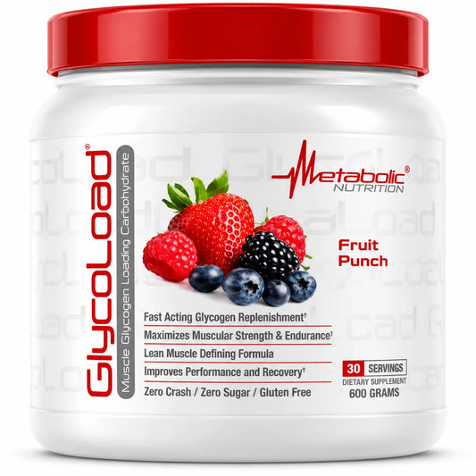 GLYCOLOAD 600 G FRUIT PUNCH - METABOLIC NUTRITION