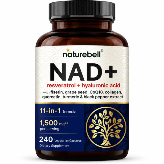 NAD + RESVERATROL 1.500 MG X 240 CAPS NATUREBELL