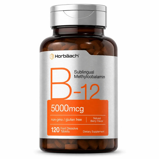 VITAMINA B12 5.000 X 120 TABLETAS SUBL - HORBAACH