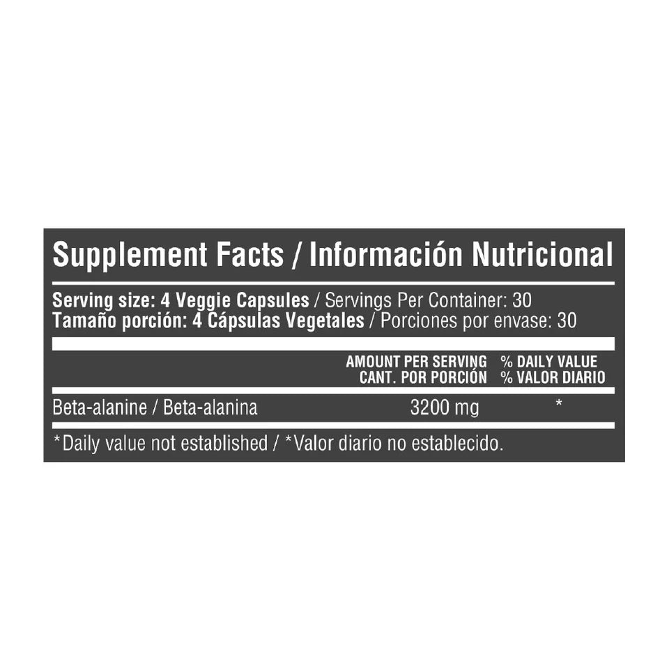 Beta Alanine 120 Capsulas - Healthy Sports