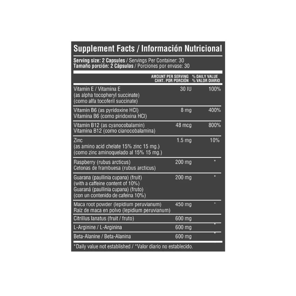 Test Hd 60 Capsules 30 Servicios - Healthy America