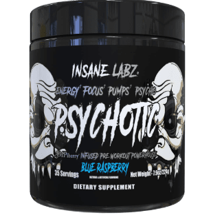 Psychotic Black 35 Servicios Blue Raspberry