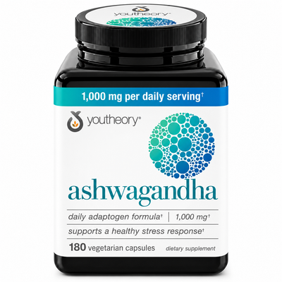 Ashwagandha 1000 mg 180 cápsulas - Youtheory