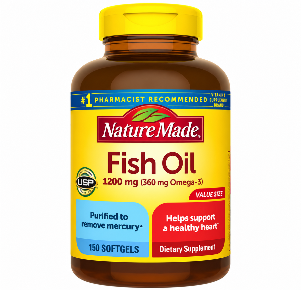 Omega 3 1200 mg 150 softgels Nature Made