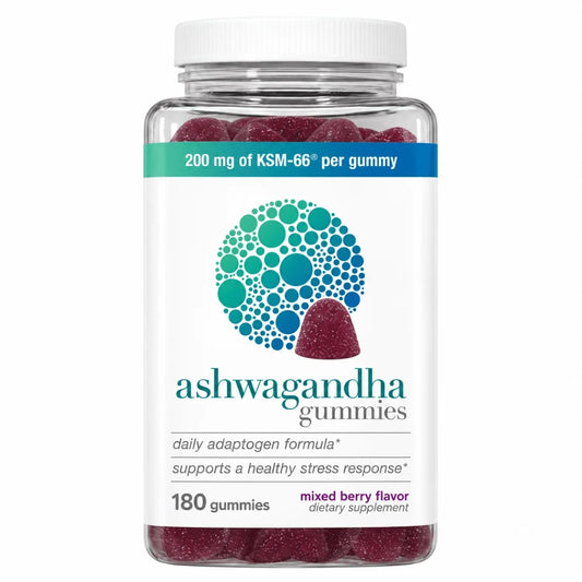 Youtheory Ashwagandha Gummies 200 mg of KSM-66 per Gummy 180 gummies