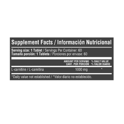 L Carnitina Tableta - Healthy Sports