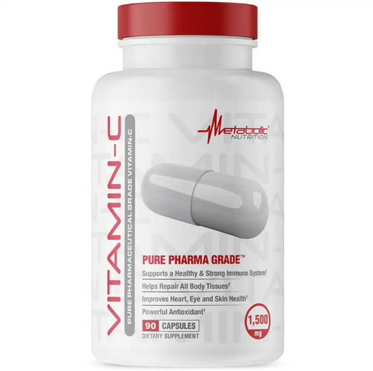 Vitamina C 90 Capsulas 1500 mg Metabolic