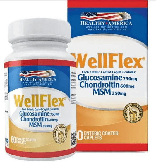 WELLFLEX 60 TABLETAS HEALTHY AMERICA