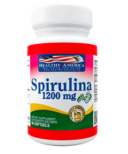 NATUR ALGE SPIRULINA 1200 MG - HEALTHY AMERICA