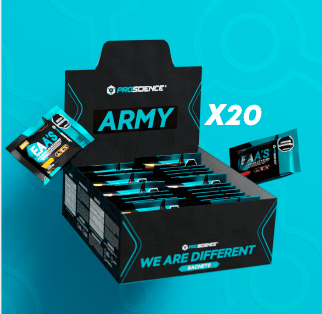 SACHET EEA'S (ARMY) CAJA X20 