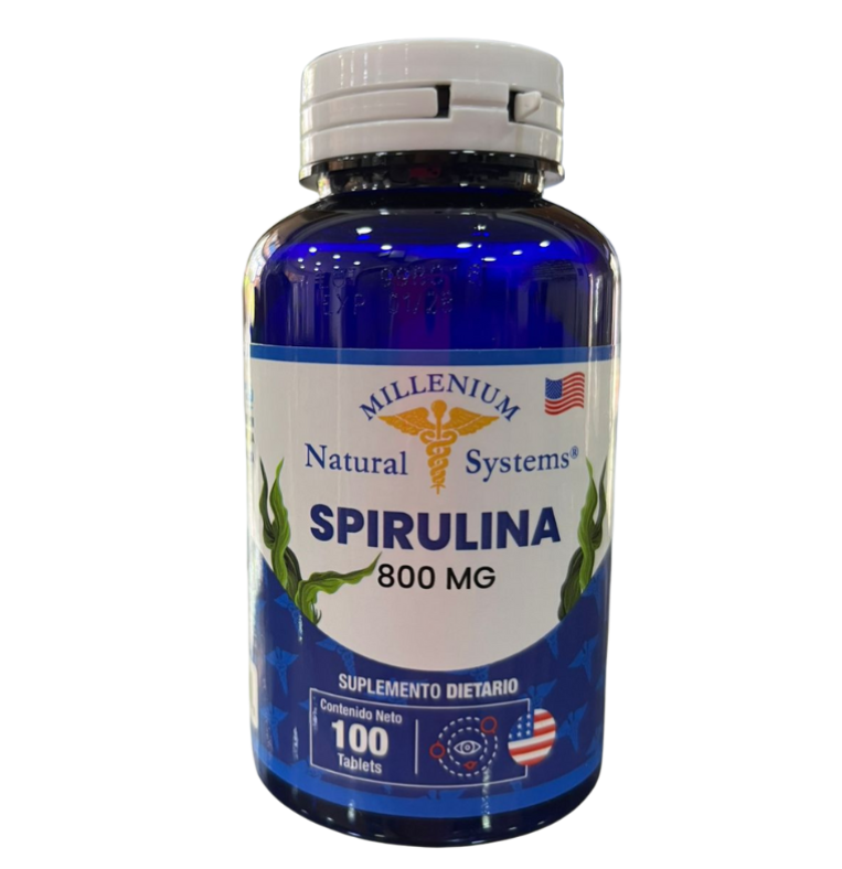 SPIRULINA 800 MG 100 TABLETAS SYSTEMS - NATURAL SYSTEMS