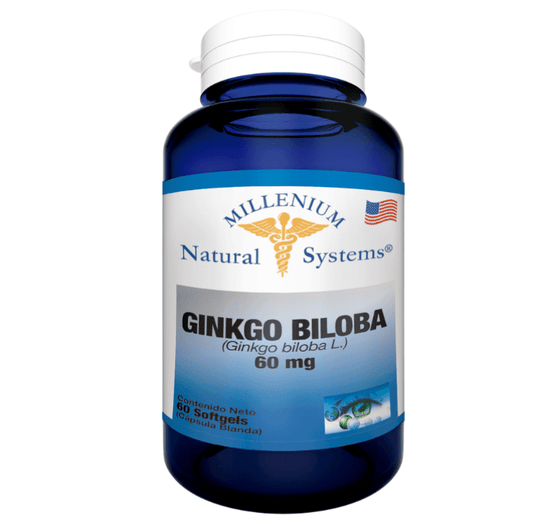 GINKGO BILOBA 60 MG 60 SG - NATURAL SYSTEMS