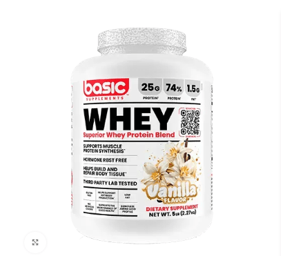 BASIC WHEY VAINILLA 5 LBS
