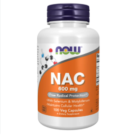 NAC 600 mg x 100 CAPS - NOW
