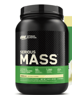 SERIUS MASS 3 LB VAINILLA - OPTIMUM NUTRITION