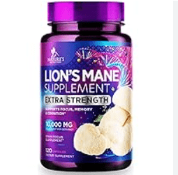 MELENA DE LEON 10.000 MG X 120 CçPSULAS - NATURE'S NUTRITION