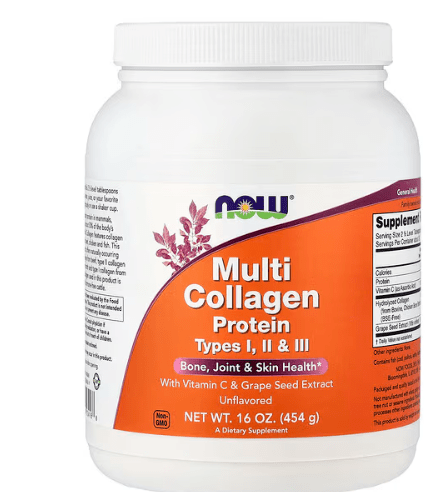 Multi Collagen Protein, Unflavored, 16 oz 454 G