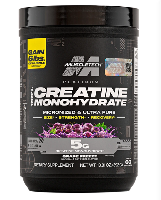 Creatina Platinum Grape 60 Servicios