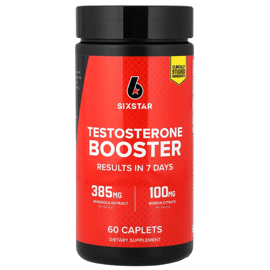 TESTOSTERONE BOOSTER 60 CAPLETS - SIX STAR