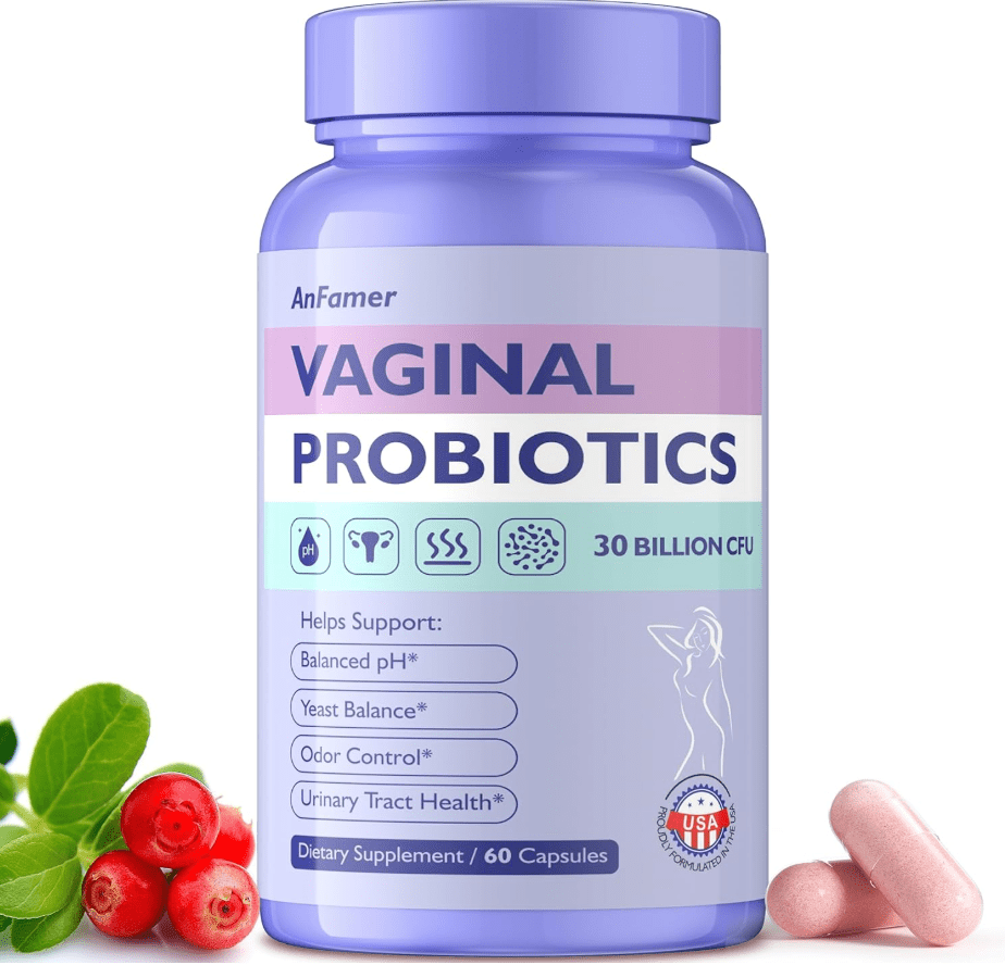 Probioticos Vaginales 30 Billones 60 Capsulas - Anfamer