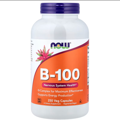 B100 Capsulas x 100 CAPS - NOW
