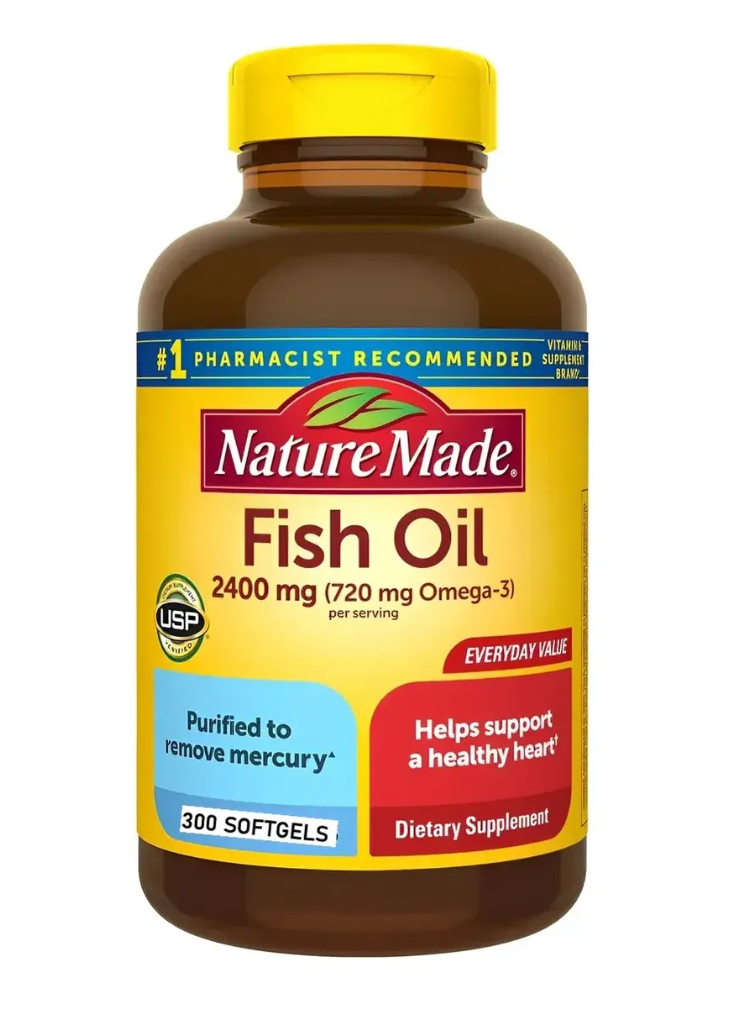 FISH OIL 2400 MG 300 SOFTGELS - NATURE MADE